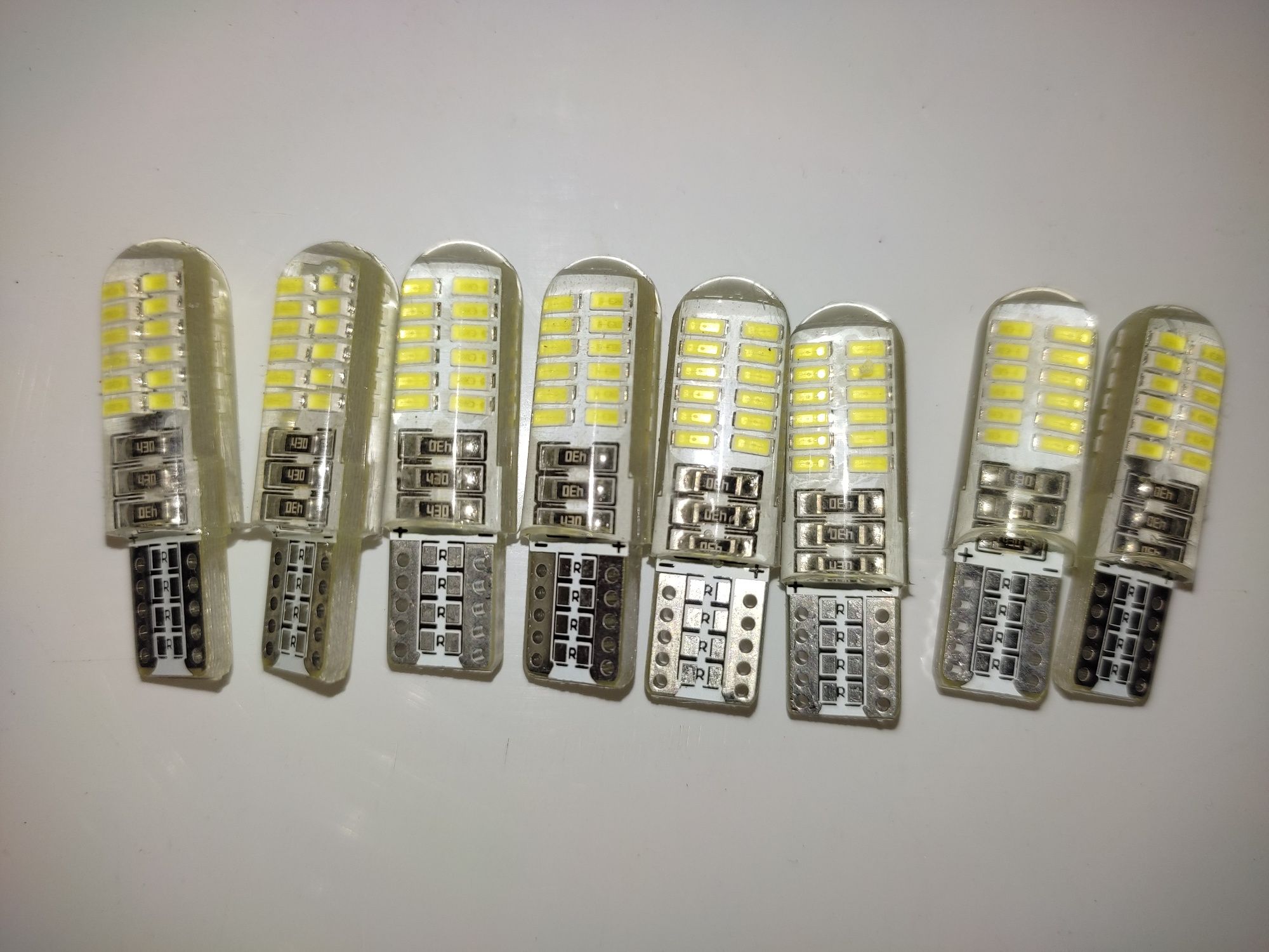 Saco de 8 leds Auto tipo T10