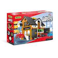 Play House auto serwis dwupiętrowy z autkami 25470 WADER