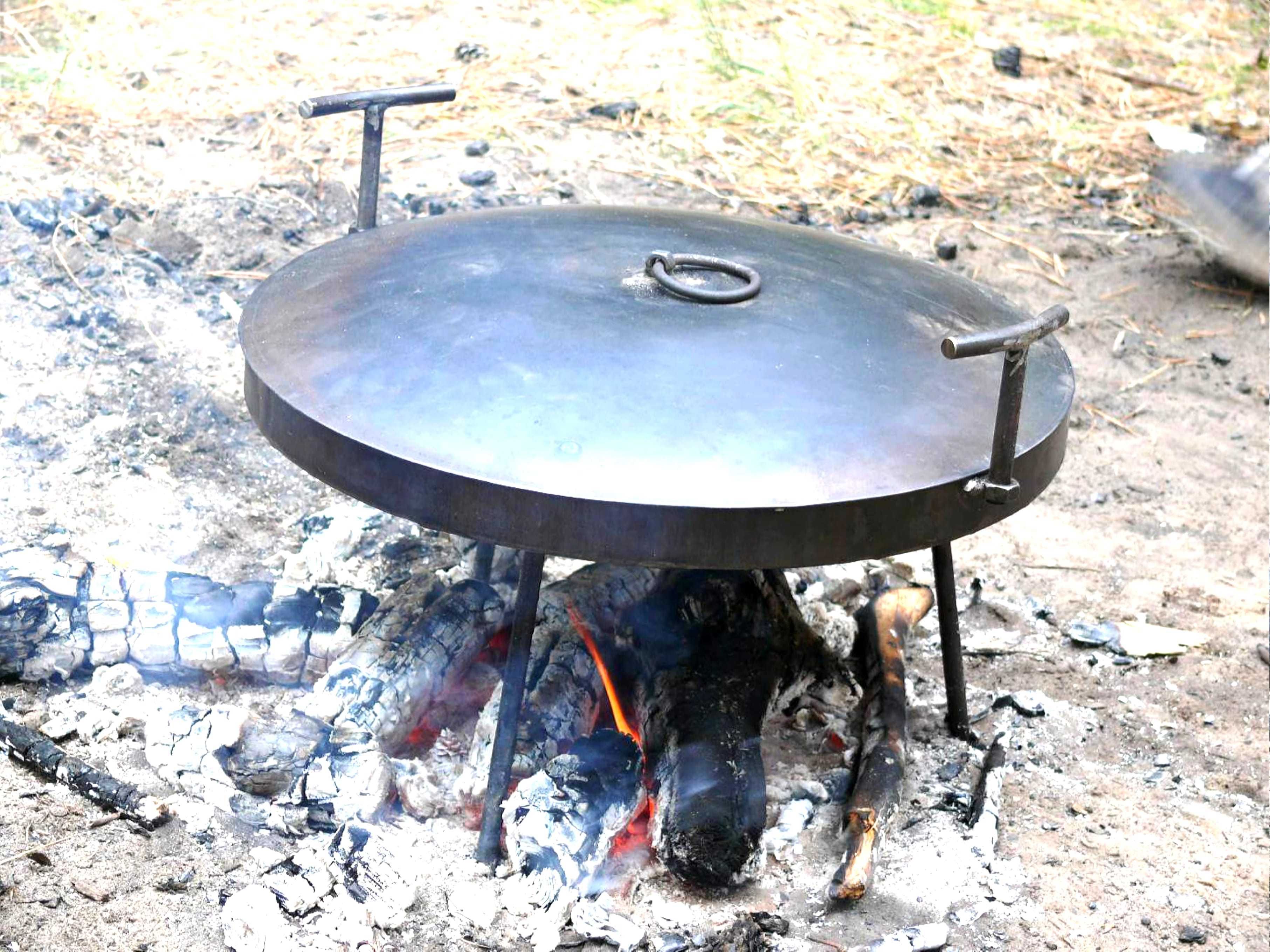 Сковорода з диска борони садж сковорідка пательня мангал гриль барбекю