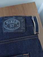 Джинсы японский селвидж МІNER 57 оригинал 14.5 оz W40 L34