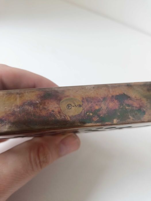 Posrebrzany serwetnik Hefra stan bardzo dobry