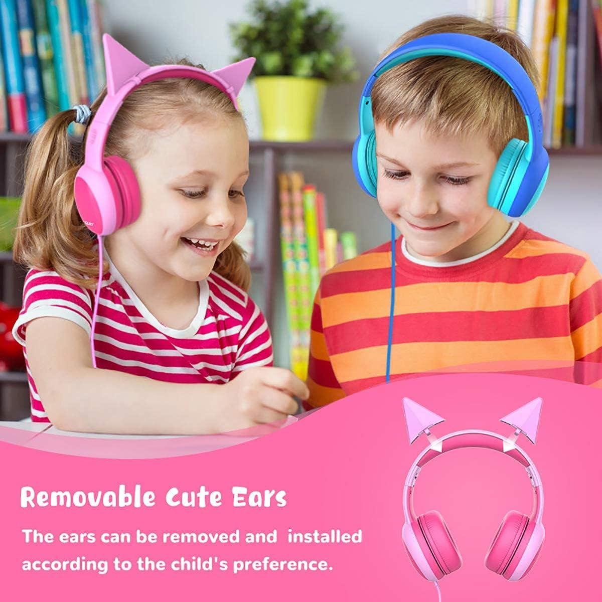 Słuchawki dziecięce z ozdobnymi uszami