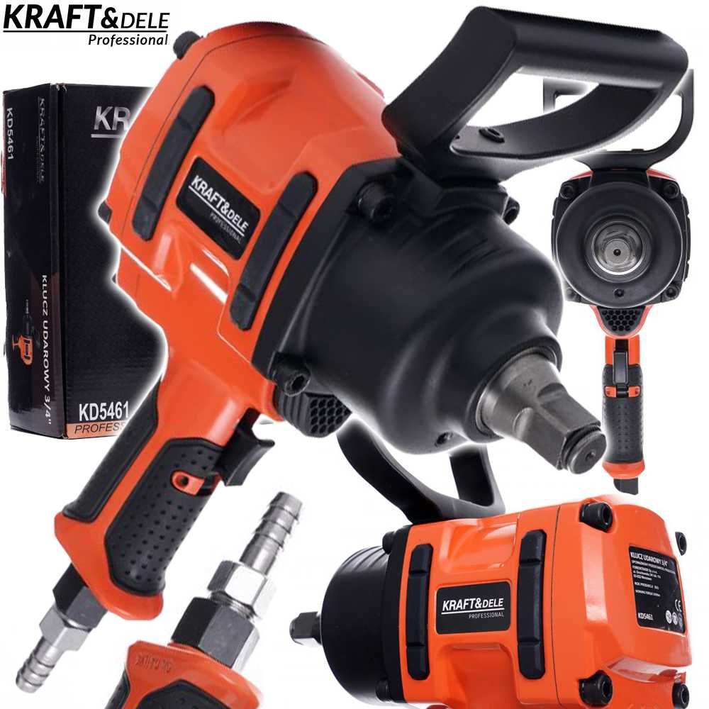 KRAFT&DELE Klucz Pneumatyczny Udarowy 3/4" 2450nm 6,3Bar Do Kół KD5461