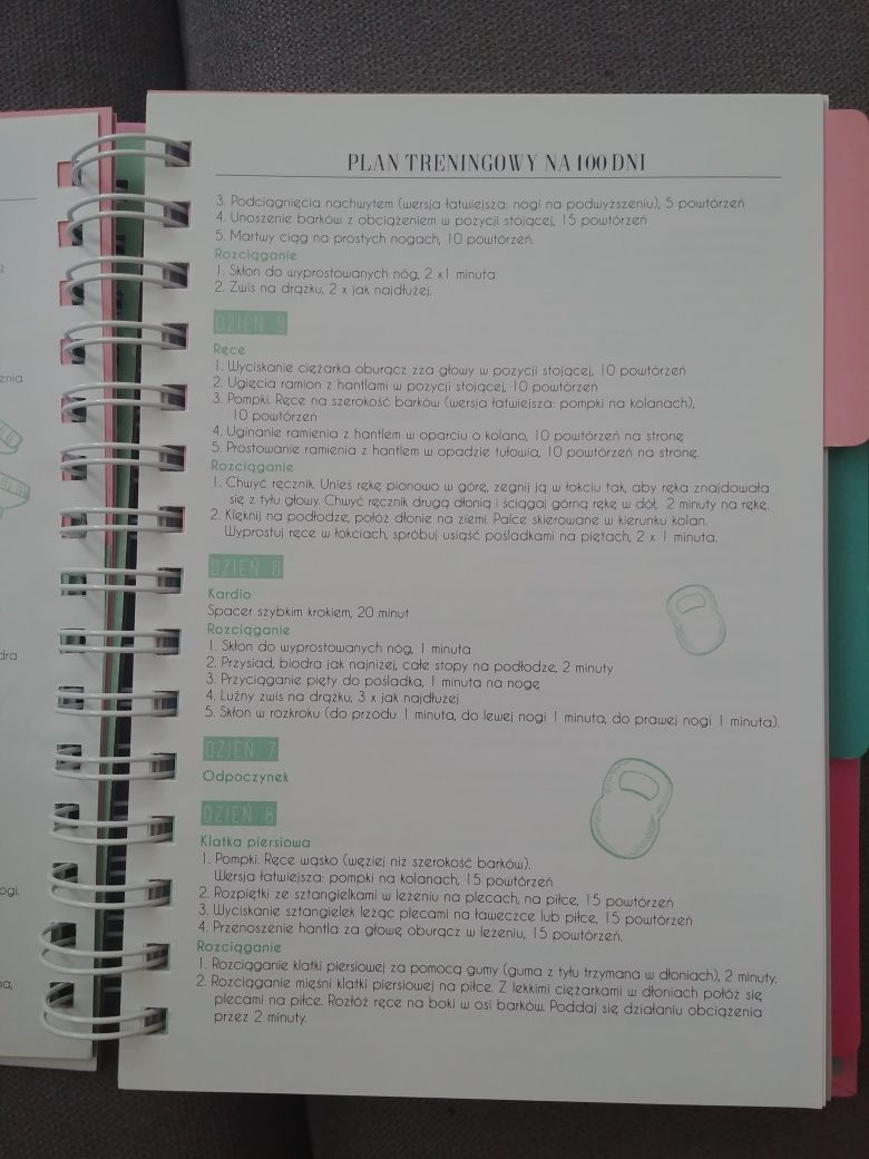 Fit Planner Przepiśnik notes