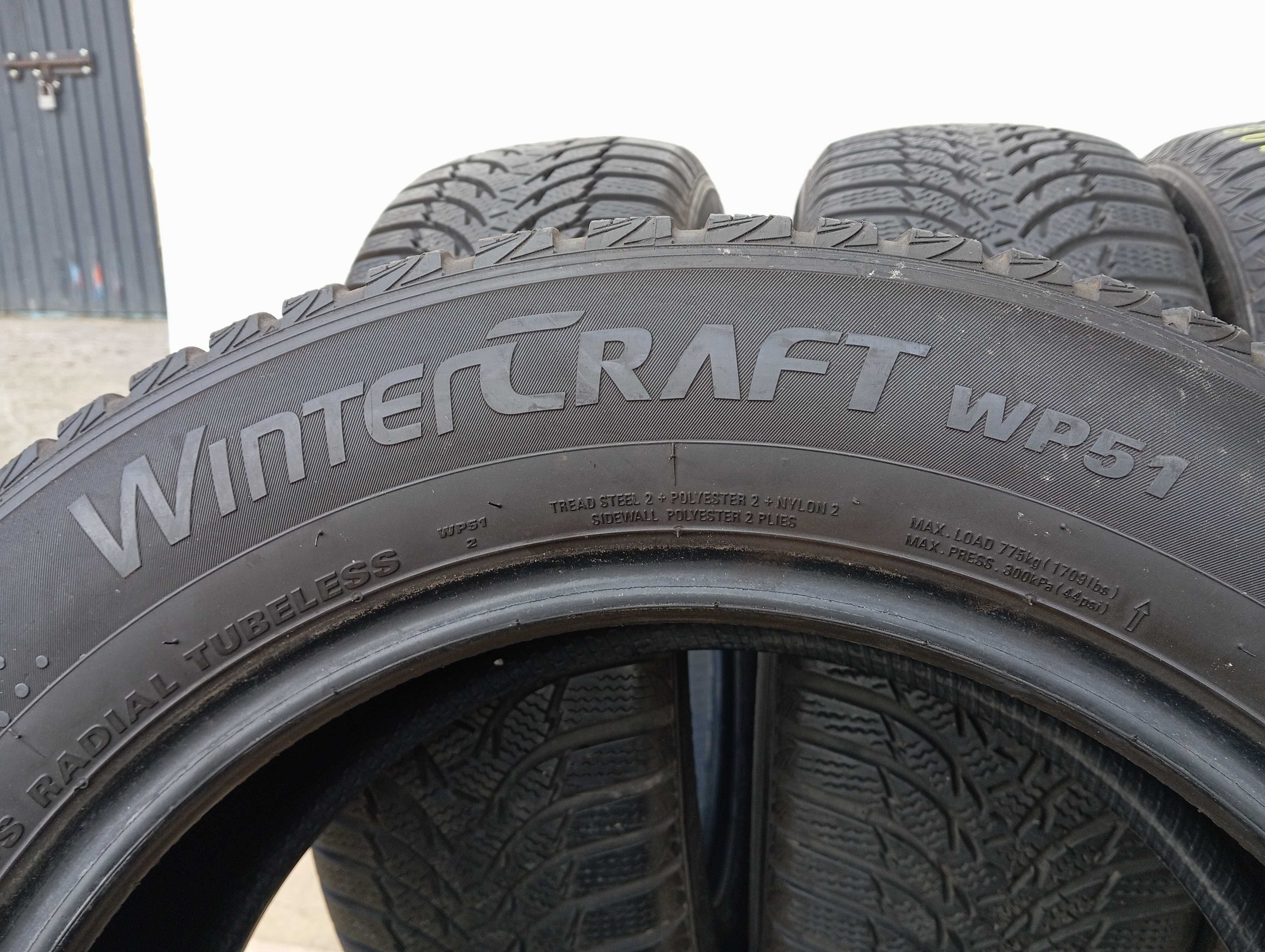 4x 225/60 R17 99H Kumho WinterCraft WP51 2017r