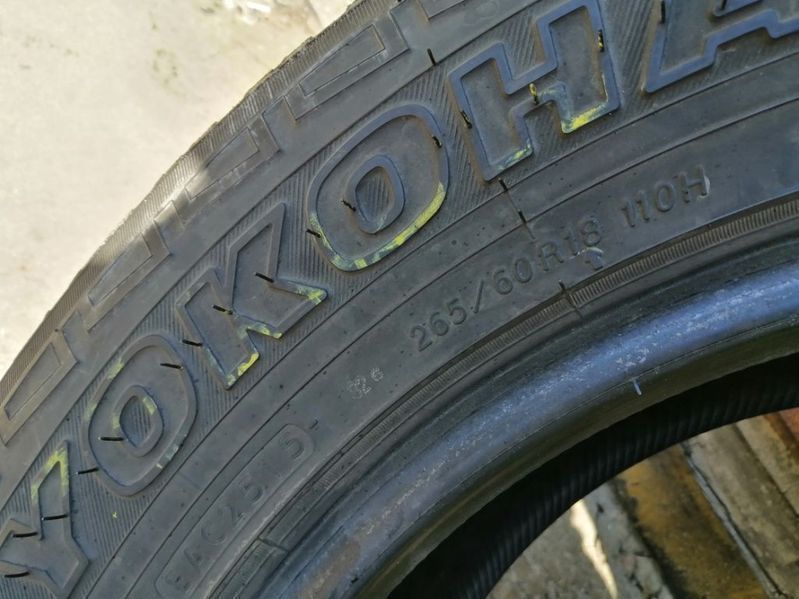 Склад Шин - 265/60R18 Yokohama Geolandar A/T-S всесезонка бу шини