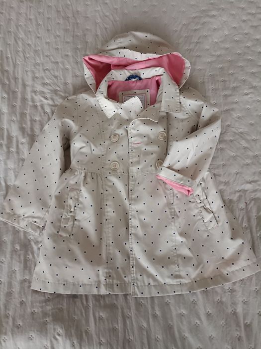 Elegancki lekki płaszcz, płaszczyk dziewczynka 110 cm 4-5 lat Nutmeg