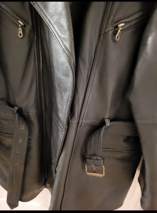 Ramoneska kurtka skórzana męska