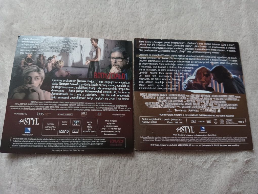 Płyty DVD z filmami