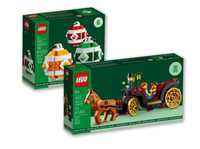 LEGO 40603 Zimowy kulig + 40604 Zestaw świątecznych ozdób