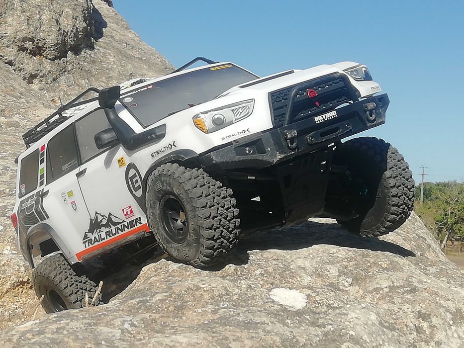 Carro rc crawler escala 1 10 trail runner