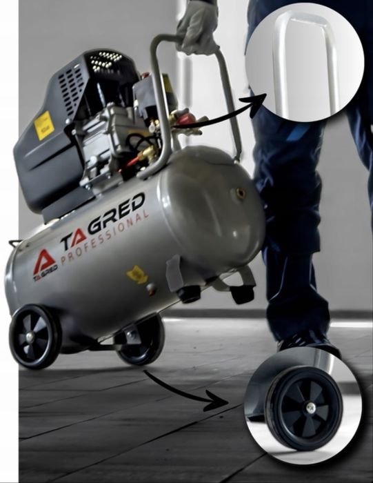 GWARANCJA: Sprężarka powietrza KOMPRESOR olejowy 3,4km 24L TARGED