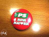 Colecção : cracha eleições ps - "nova maioria"