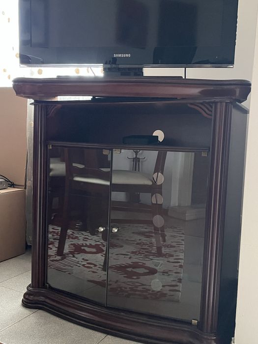 Aparador de televisão completamente novo Madeira de cerejeira