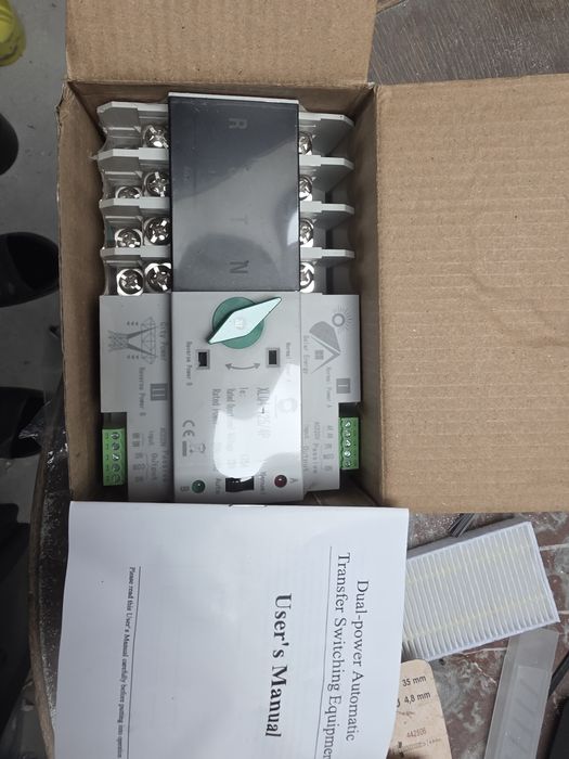 przełącznik automatyczny sieć / PV albo agregat