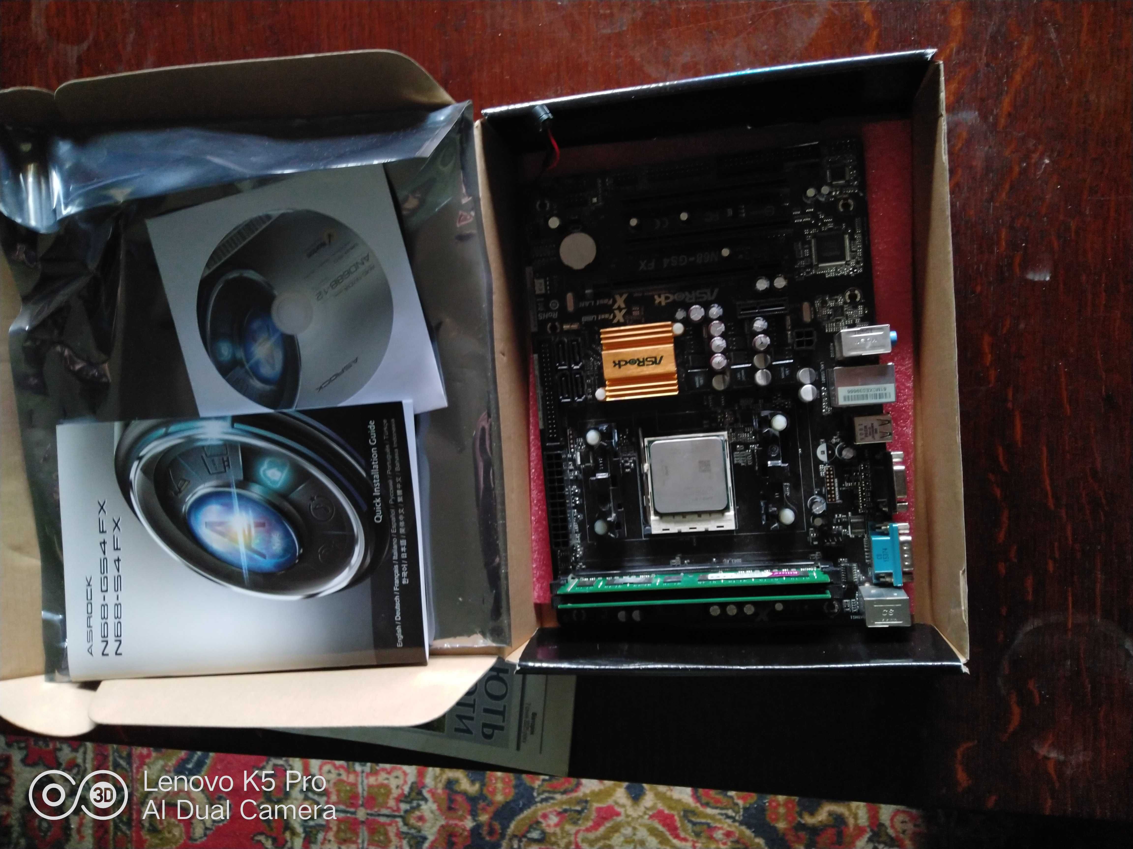 Продам комплект мат. плата ASROCK+ процессор AMD FX+ОЗУ 16 Gb