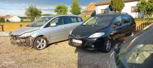 Mazda 5 maska blotnik zderzak drzwi 22v 16w