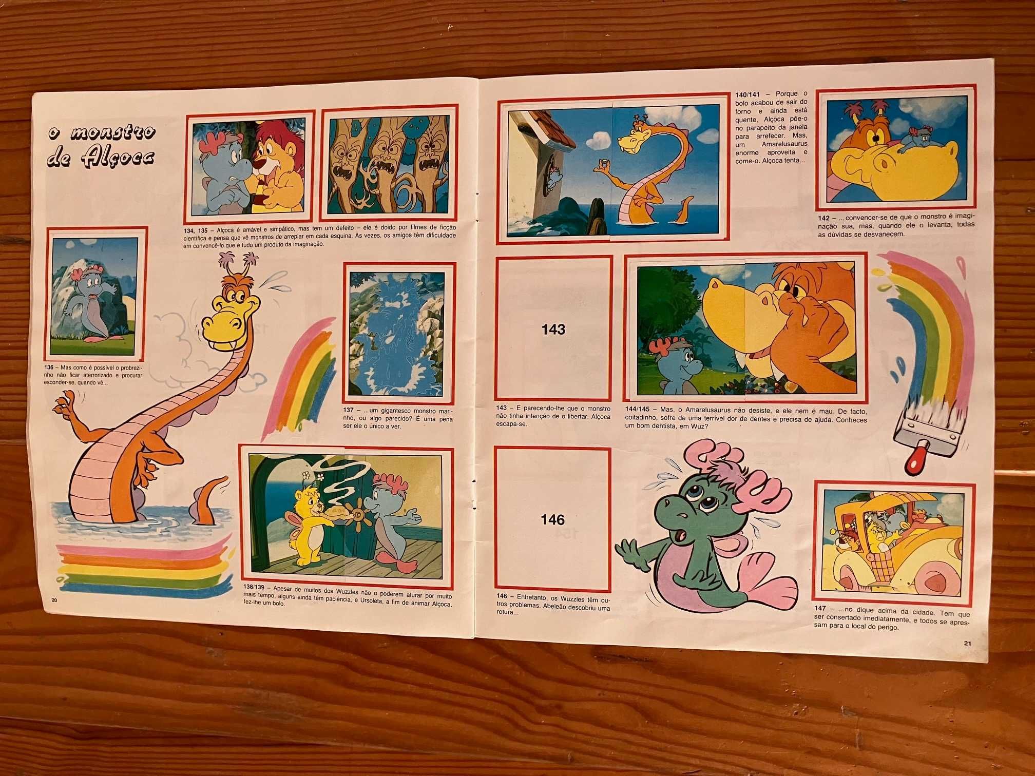Caderneta Wuzzles (tem 102 cromos)