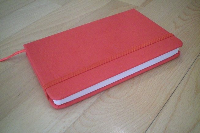 Notes a la Moleskine w formacie A6 - czerwony w linie