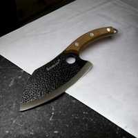 Кухонный топорик нож кованный  кованый сербский тяпка
