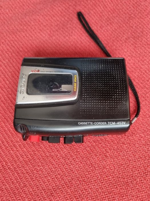 Magnetofon SONY gra nagrywa przewija STAN BD