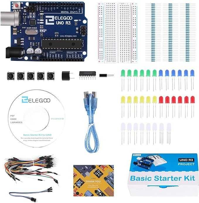 Arduino IDE Kit inicial + manual introdução + código com exemplos