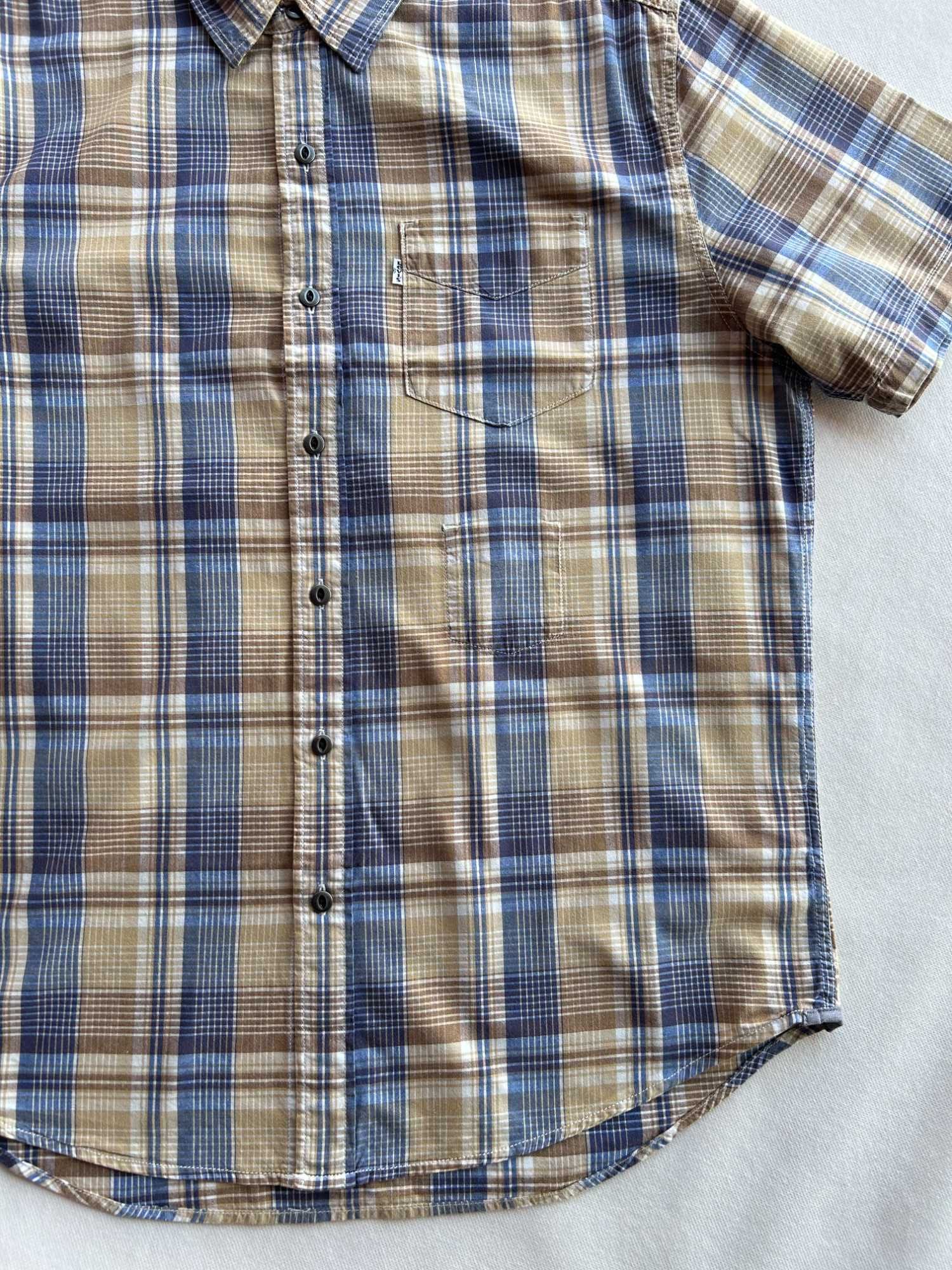 Koszula w kratę z krótkim rękawem Levi's rozmiar M
