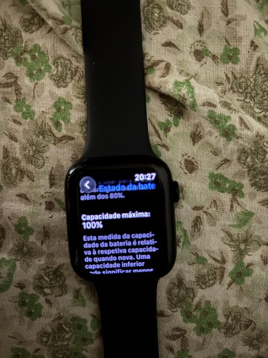 Apple watch novo bateria 100%