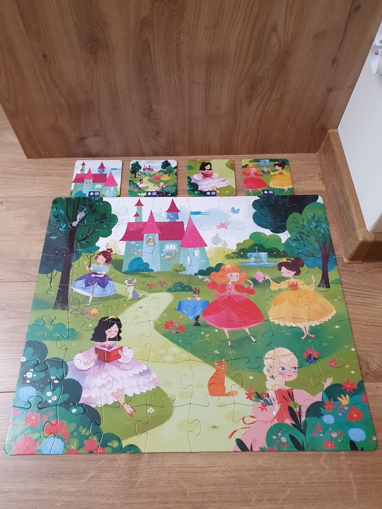 Puzzle Księżniczki Zielona Sowa 56 elementów