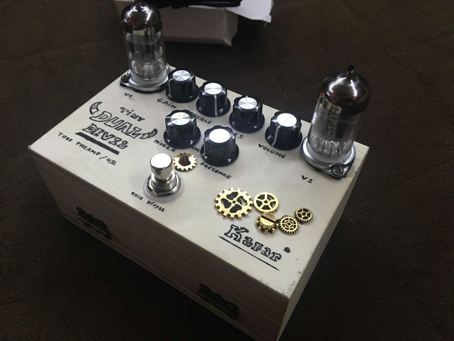 Efekt gitarowy lampowy Kafar TINY DUAL DEVIL preamp/overdrive