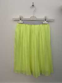Plisowana spódnica Cool Club dla dziewczynki r. 146 neonowa zieleń
