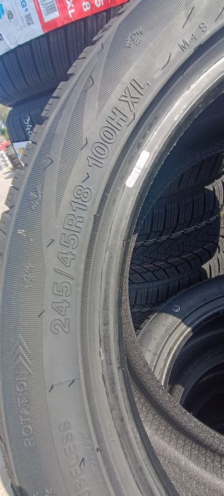 Nowe opony zimowe 245/45/18 z montażem