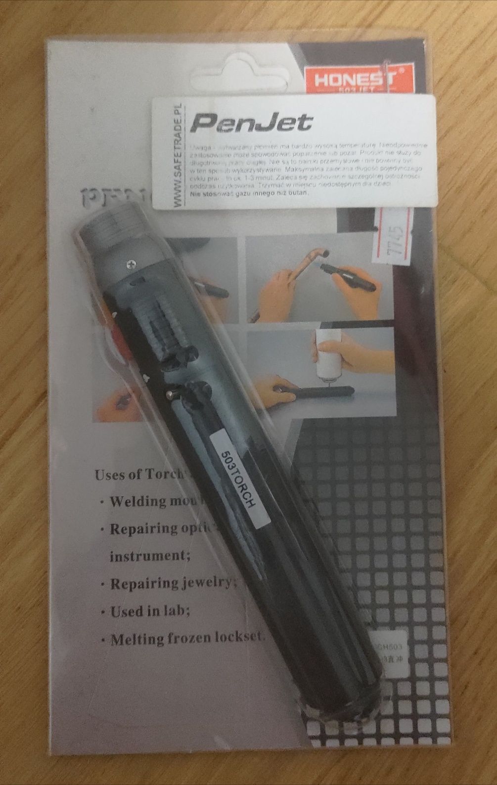 PenJet Pencil Trochę 503, zapalniczka
