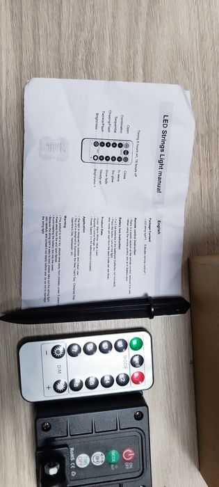 Girlanda kwiatuszki solarna długość około 7m