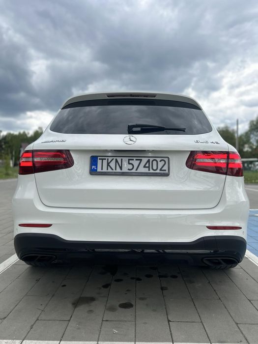 Mercedes GLC 43 AMG 367 koni, brązowa skóra, kamery 360, 9G tronic
