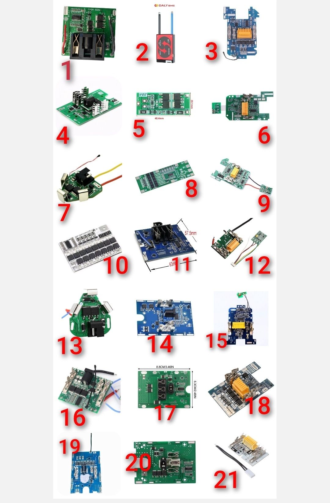 Bms плата makita bl 1820 ,bl 1860,Bl 1830,daly,інші