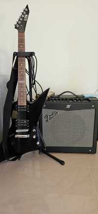 Gitara elektryczna ESP LTD EX-50  i  wzmacniacz gitarowy Fender