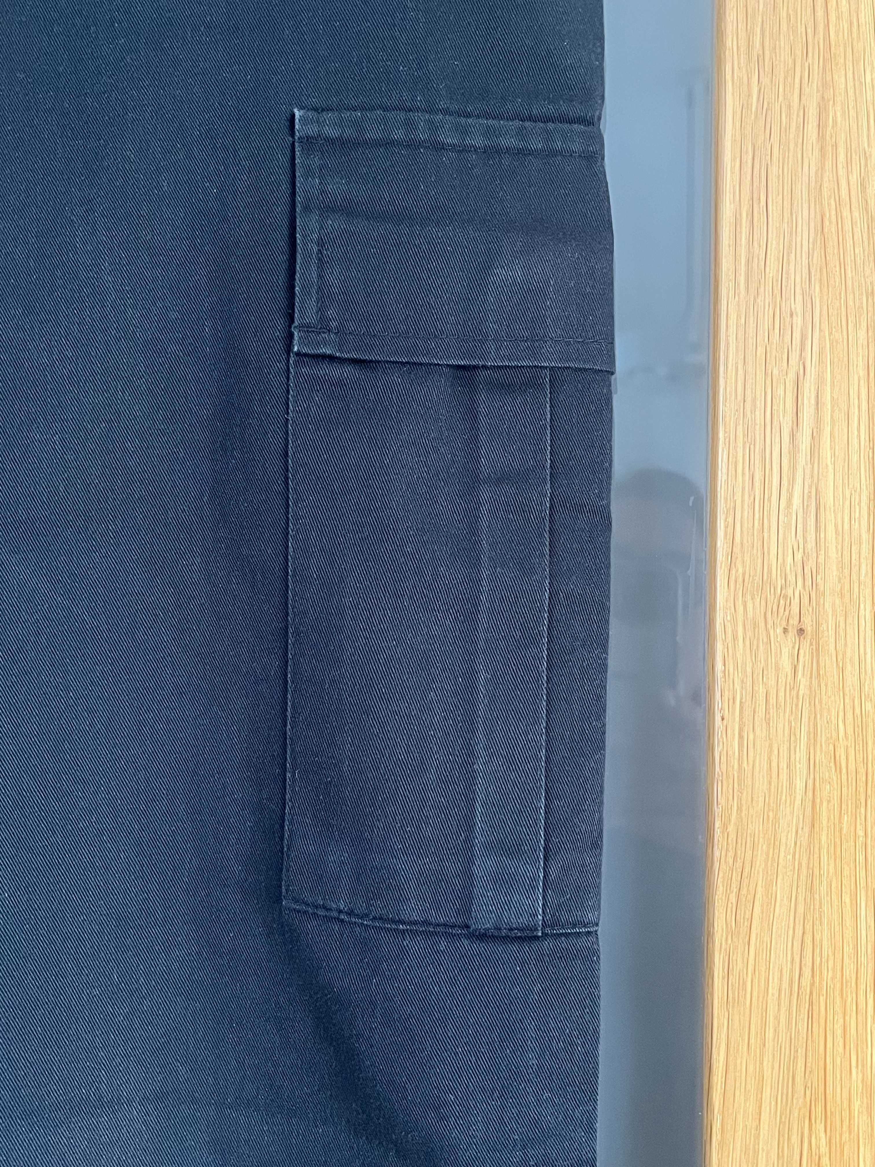 długie spodnie harcerskie czarne bojówki 170 cm firma Morowo