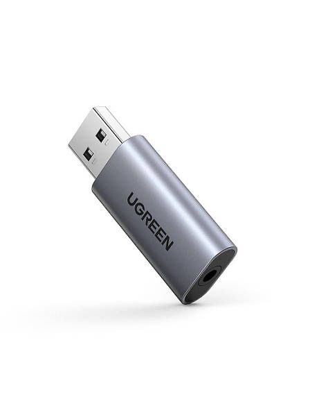 Звукова карта Ugreen USB на 3.5мм Jack з підтримкою мікрофону