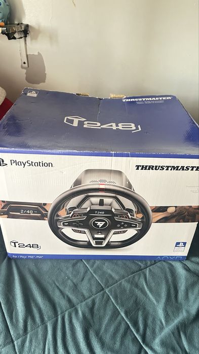Volante Thrustmaster T248 + Base para volante e pedais
