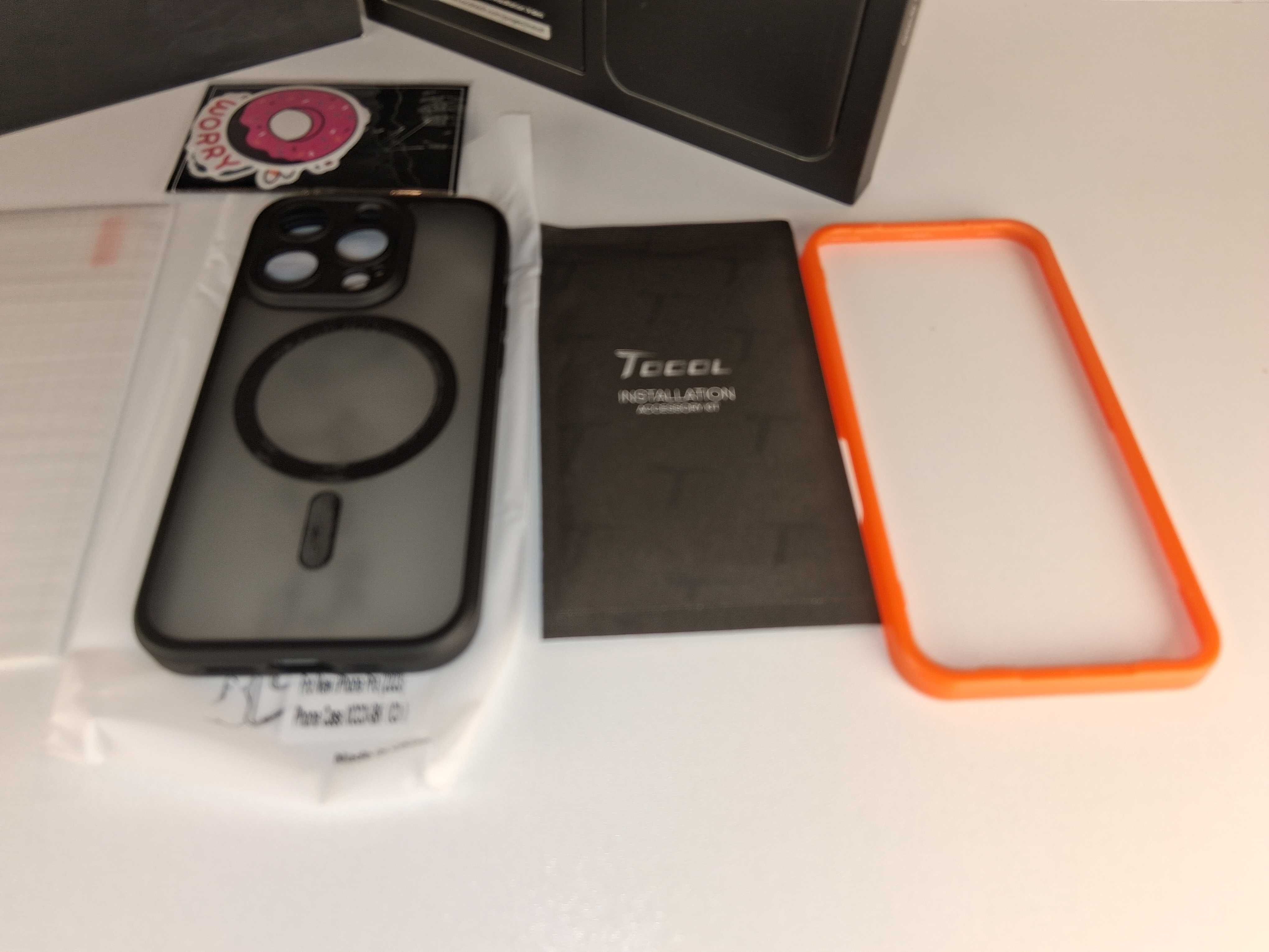 Y049 Zestaw Tocol Case MagSafe + 2 Szkła iPhone 15 Pro (2023) ProBox