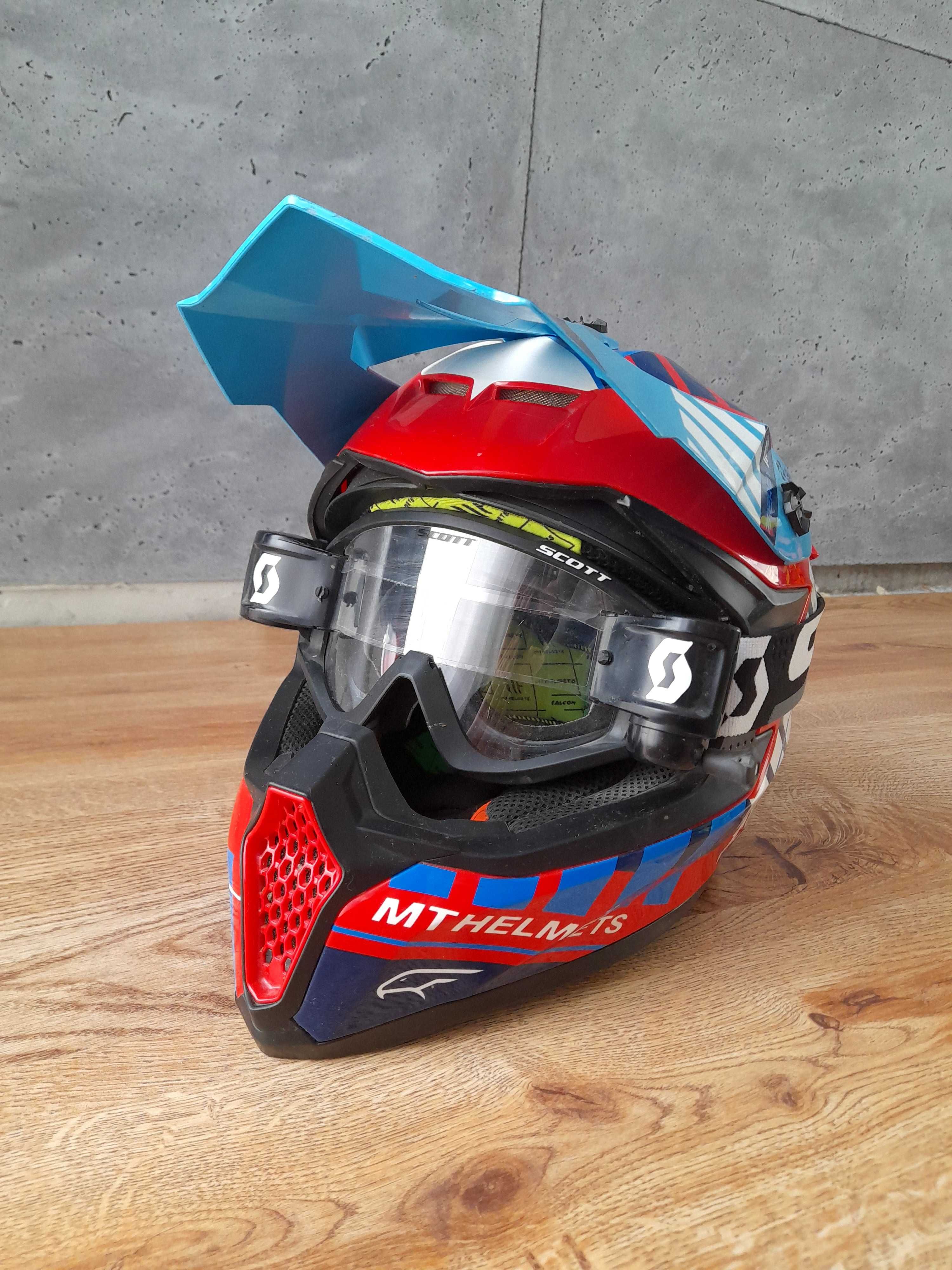 Kask MT Falcon energy + Gogle