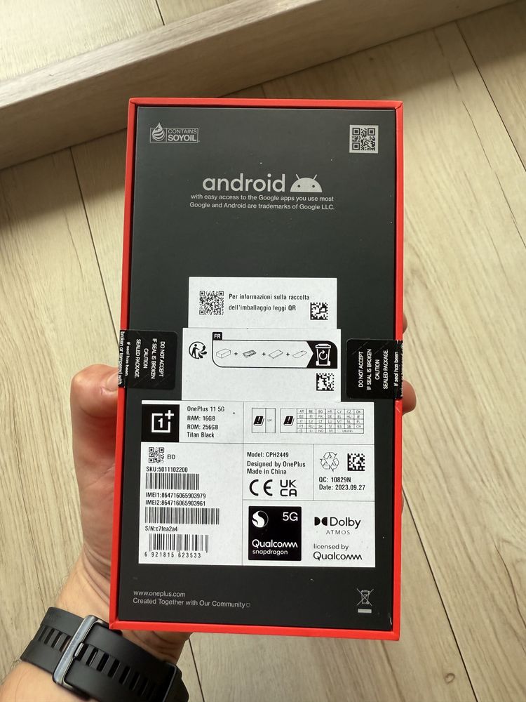 One Plus 11 5G 16/256 PLOMBA NOWY