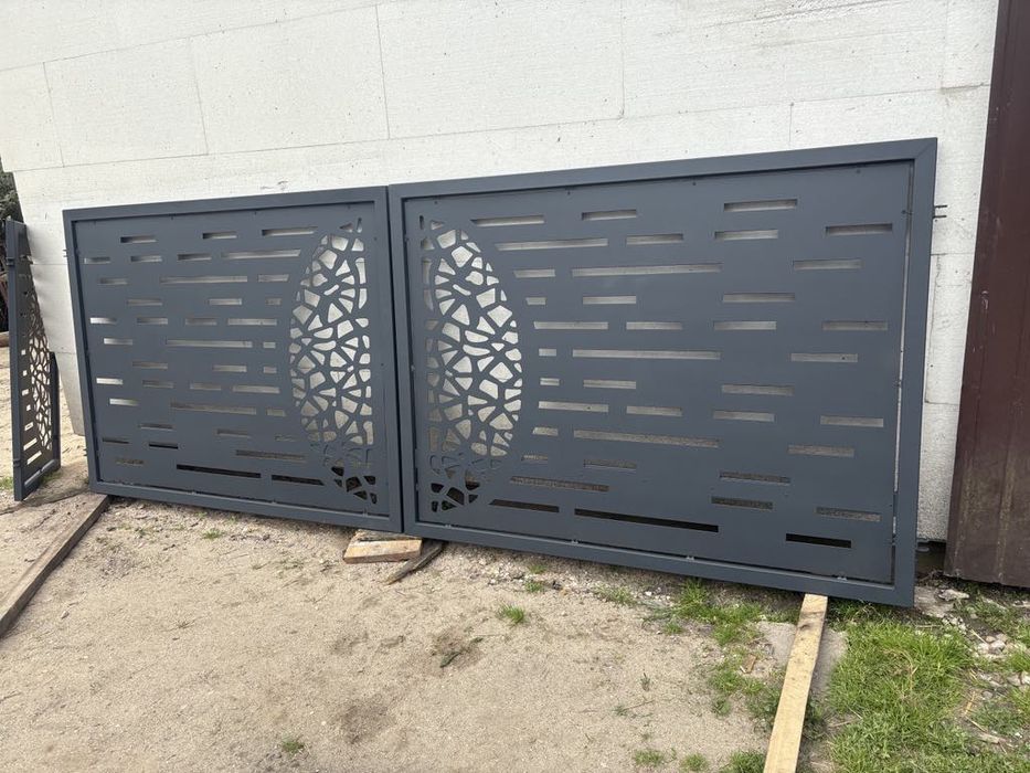 Brama, brama dwuskrzydlowa, brama przesuwna, ogrodzenie, płot, furtka