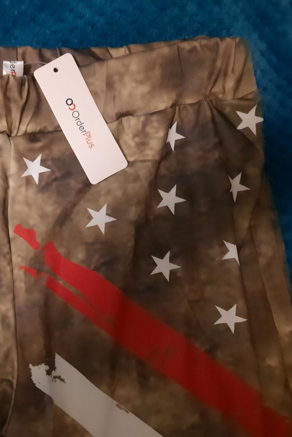 Nowe legginsy w kolorze khaki XK/XXL