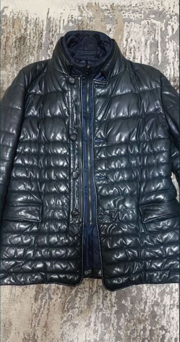 Шкіряна чоловіча  куртка