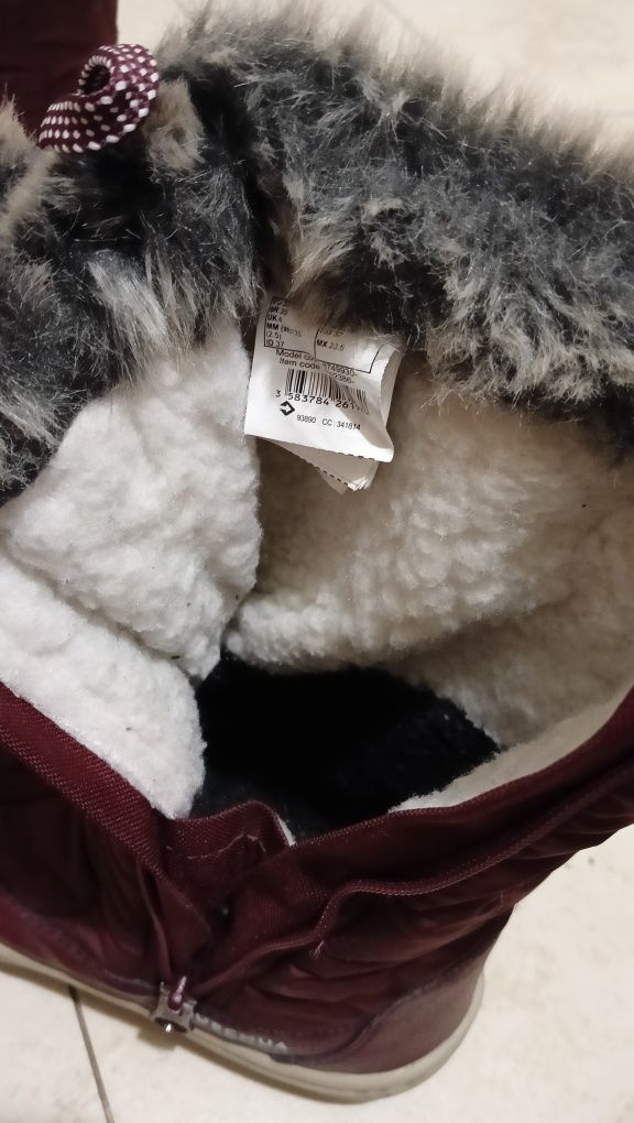 Śniegowce buty zimowe 37 23.5 Quechua