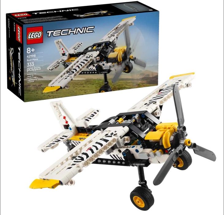 Mikołajki LEGO TECHNIC Samolot transportowy 42198. Ruchome 333 klocki