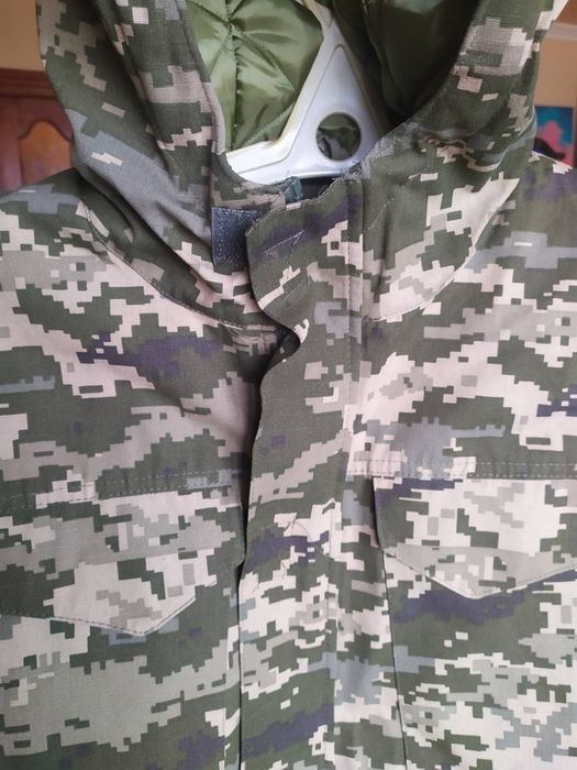 Куртка (бушлат)зимова піксель нова