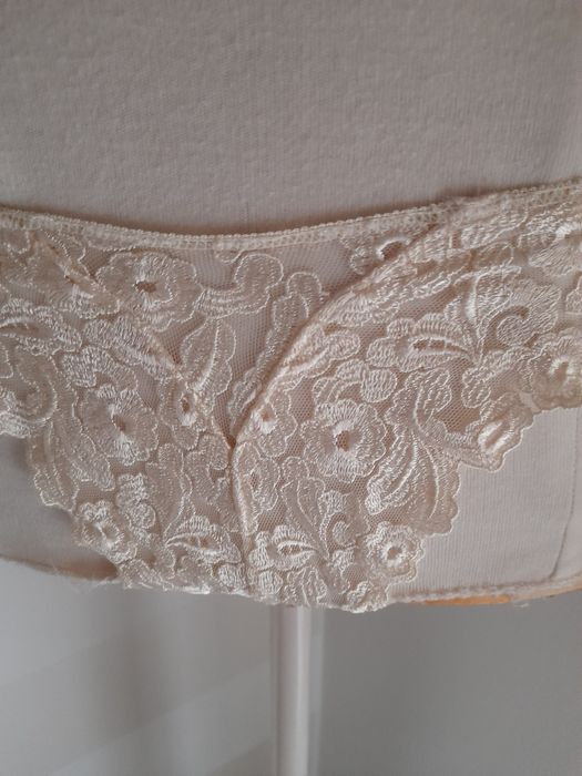 Conjunto de lingerie cor de pérola